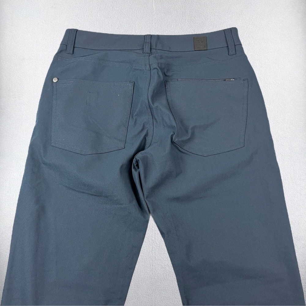 Vuori Meta Pants Mens 28 Light Blue Technical Stretch 5-Pocket Trousers V430